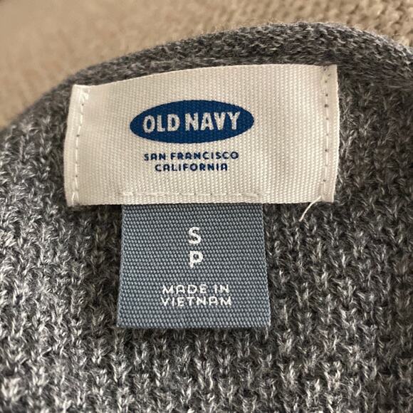 Old Navy Waffle Knit Gray Tunic Lightweight Sweater Size Small - Picture 6 of 7